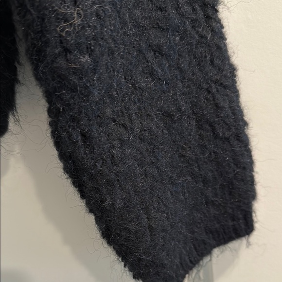 NWT ASTR The Label Black Textured Cardigan with Gold Buttons sz m - Picture 4 of 6